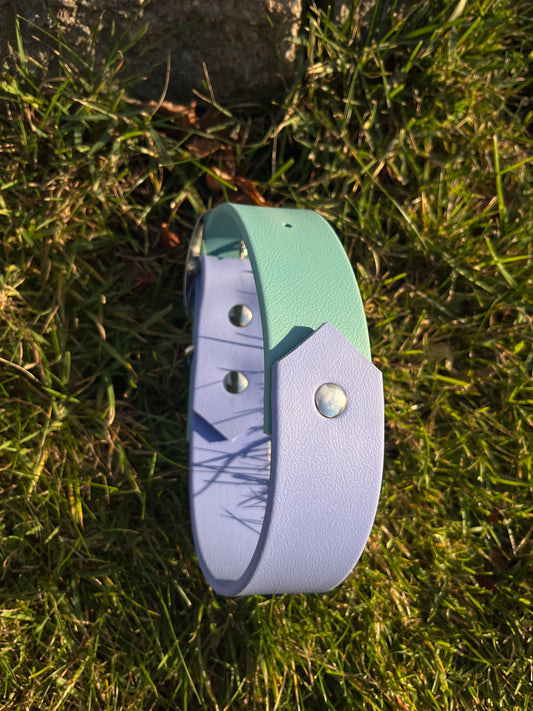 VALAR | 13 à 18" | parme et turquoise - ✹Oromë✹ accessoires sur-mesure pour chiens