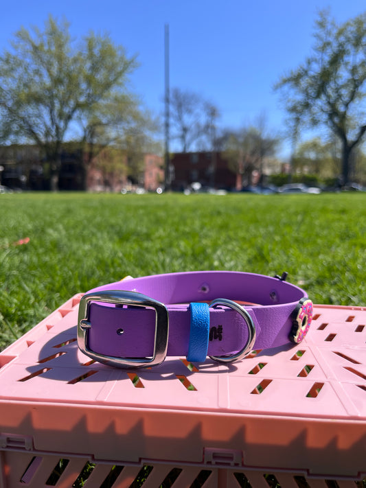 VALAR | 14 à 17" | mauve - ✹Oromë✹ accessoires sur-mesure pour chiens